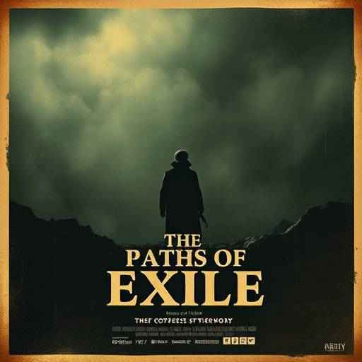 Affiche de la série 'Les Chemins de l'Exil'